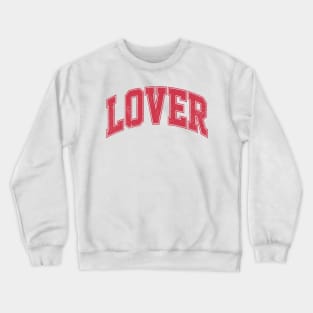 Valentines day Lover Distressed Crewneck Sweatshirt